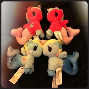 4 NWT TOKIDOKI UNICORNO MERICORNO PLUSH